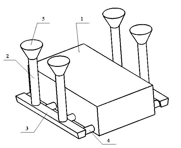 Full-mold casting method of resin sand without vent hole