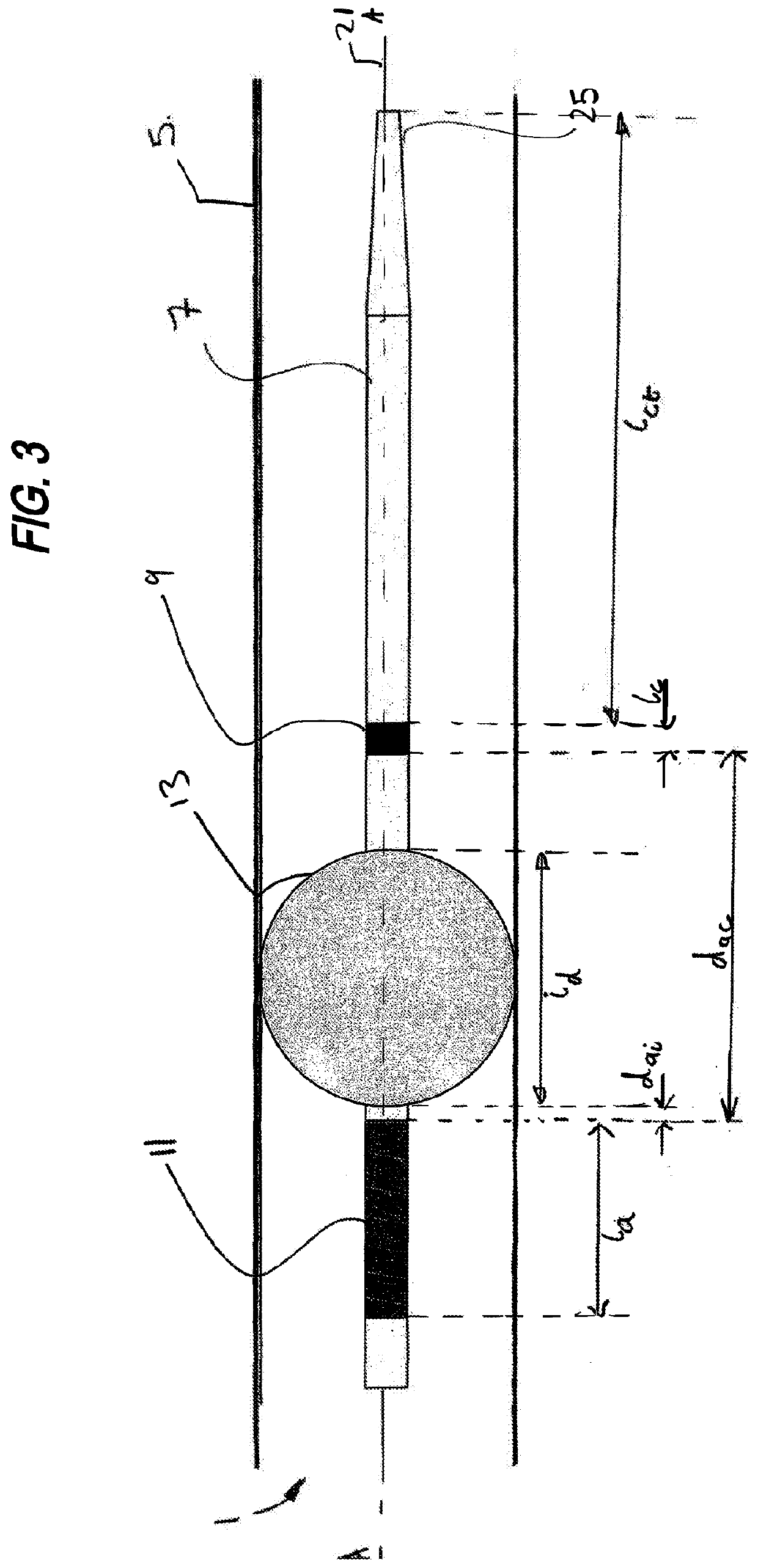 Neurostimulation device for blocking blood flow between electrodes