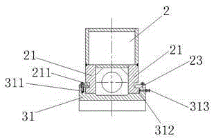 Grinder for ball head assembly