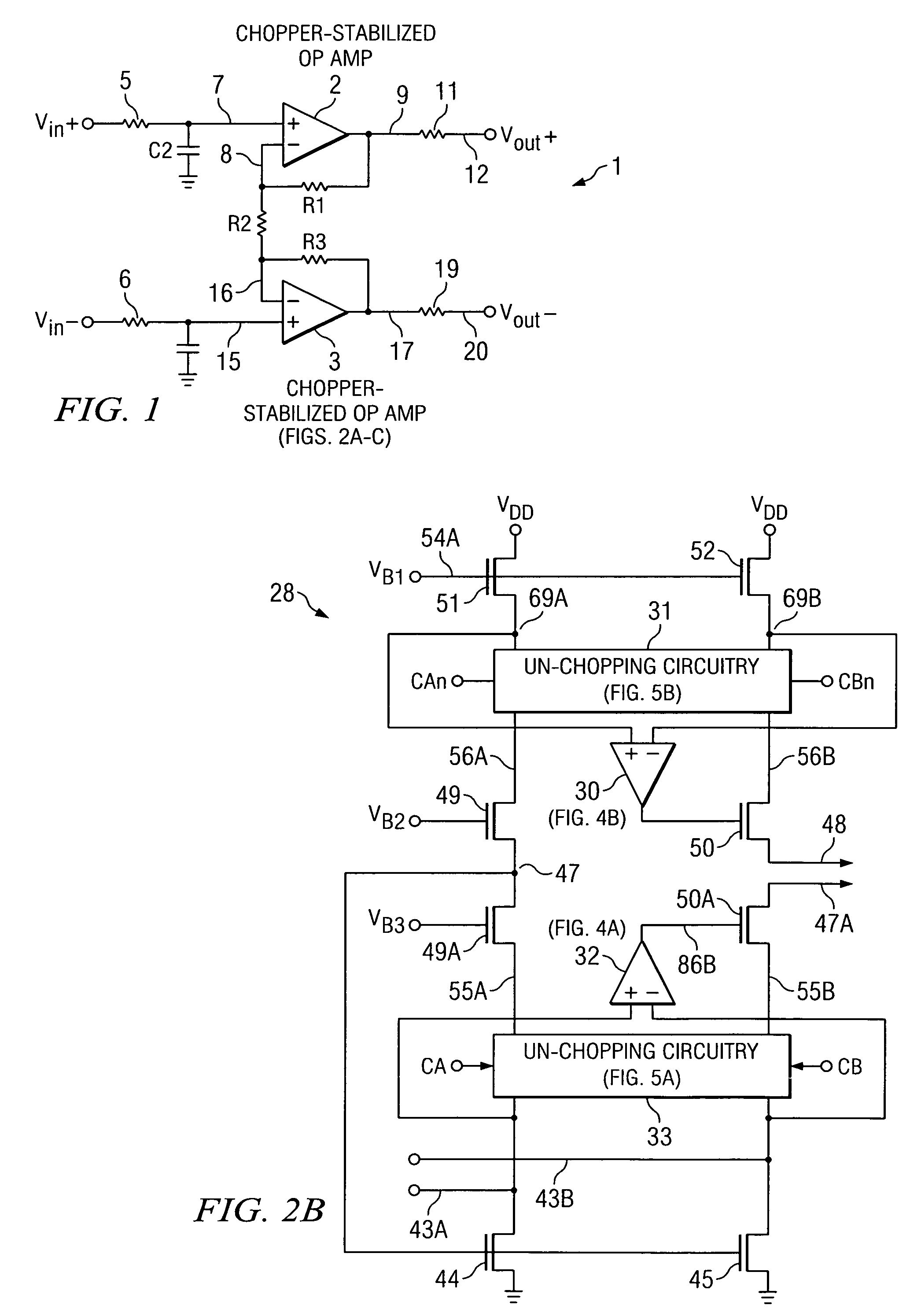 Chopper-stabilized operational amplifier and method