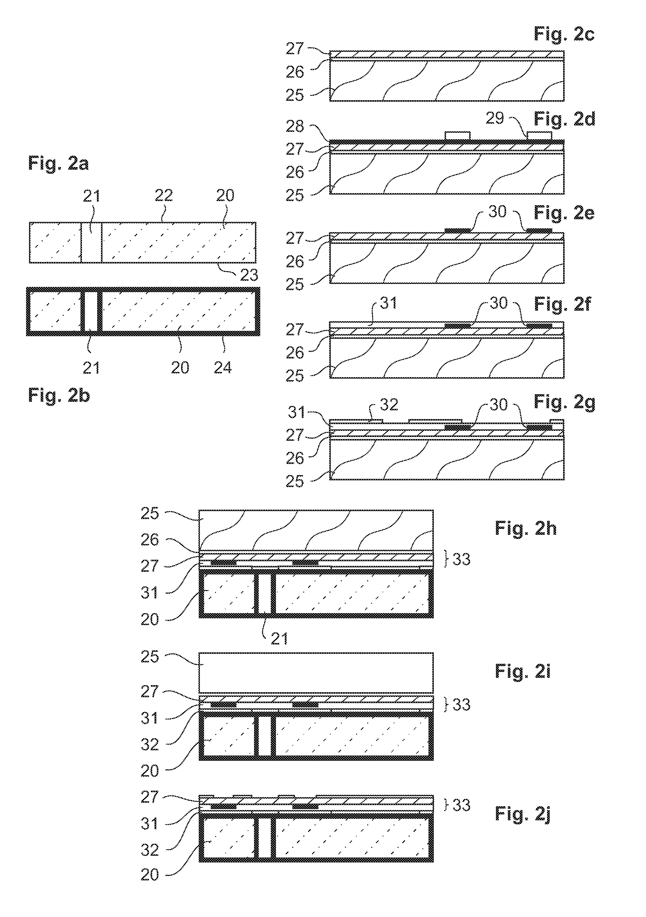 Method for attaching a flexible structure to a device and a device having a flexible structure
