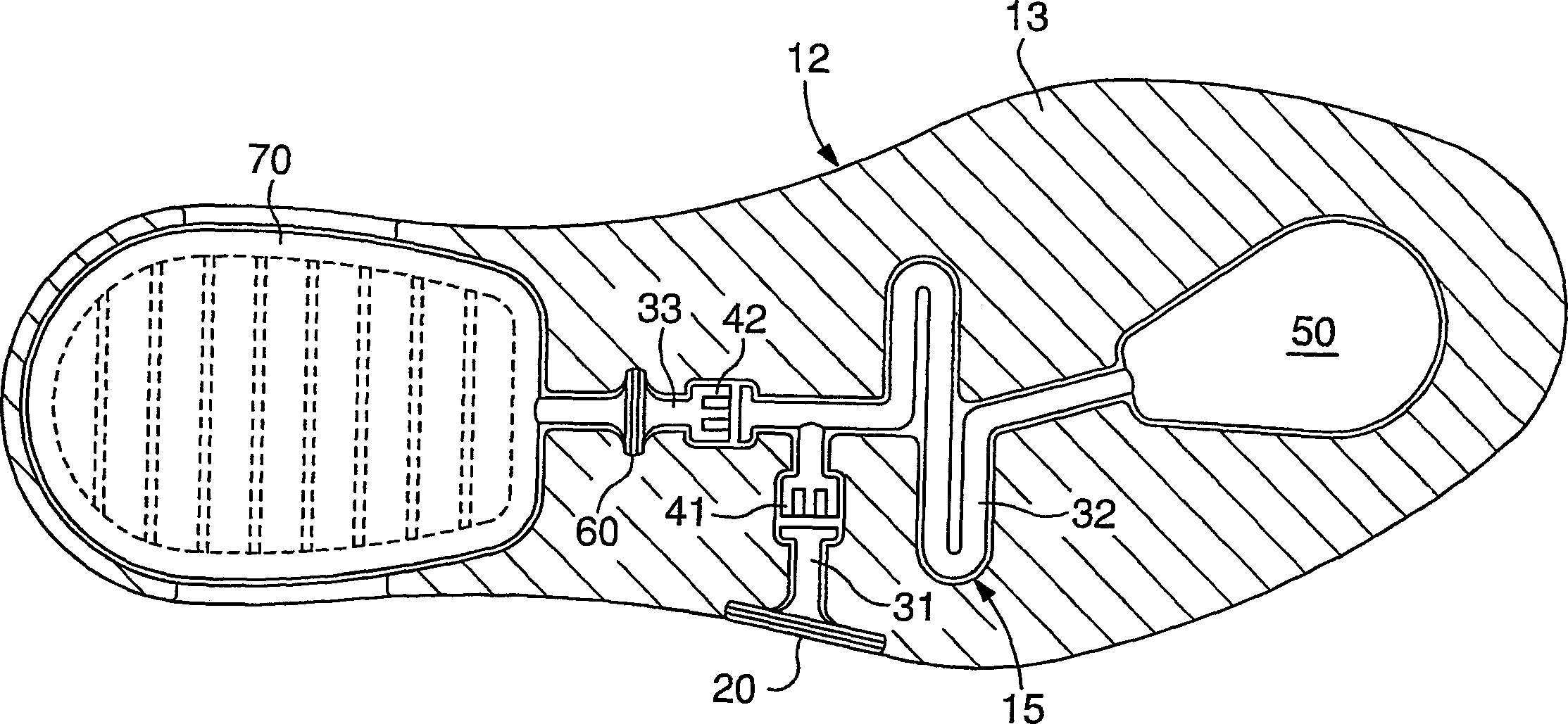 Fluid system with internal filter