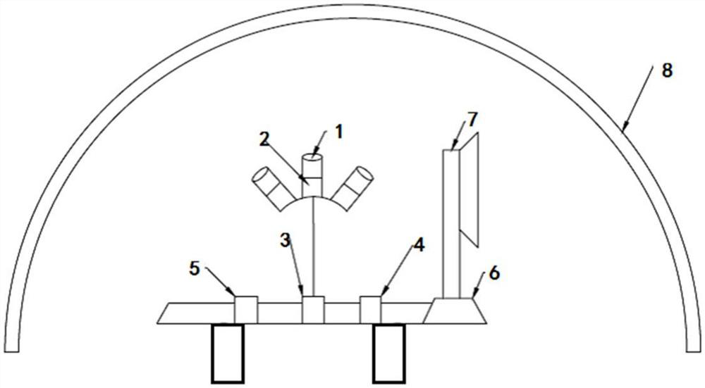 An infrared detection device for potential exfoliation of shallow tunnel lining