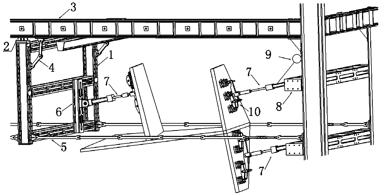 A loading method for four vertical tail loads