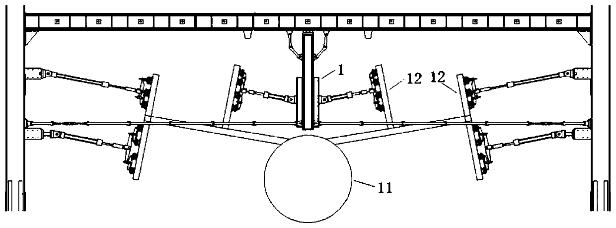A loading method for four vertical tail loads