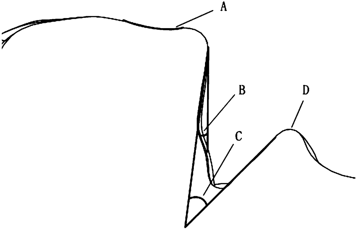 Bovine-molar geometric-feature-based biomimetic design method of colloid-mill grinding head