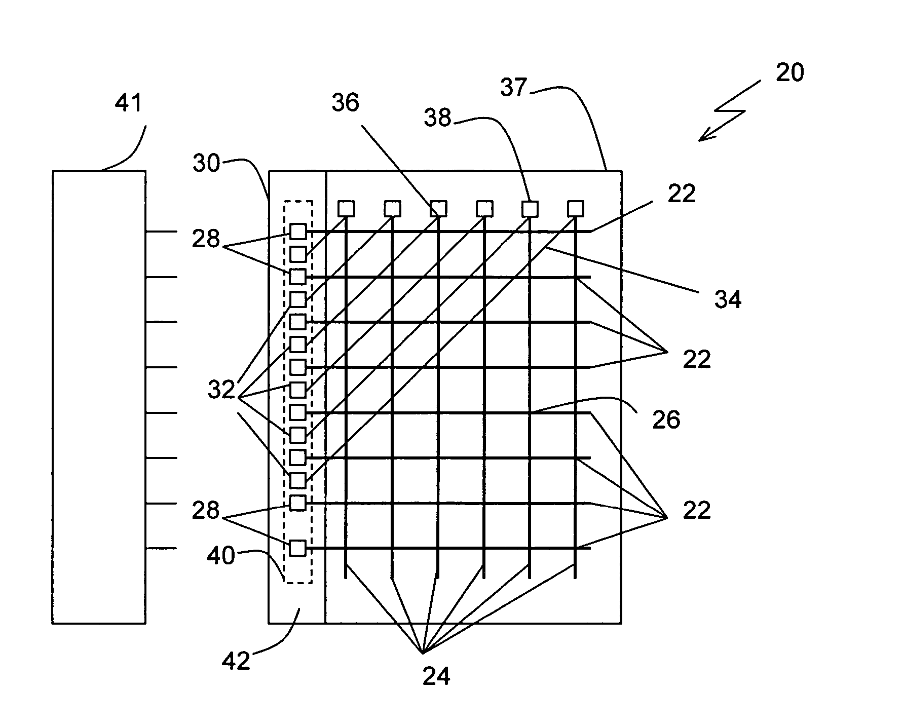 Electro-optic displays with single edge addressing and removable driver circuitry