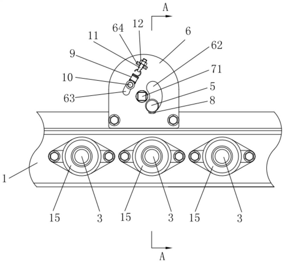 Anti-overlapping steel bar conveying device