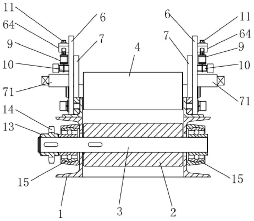 Anti-overlapping steel bar conveying device