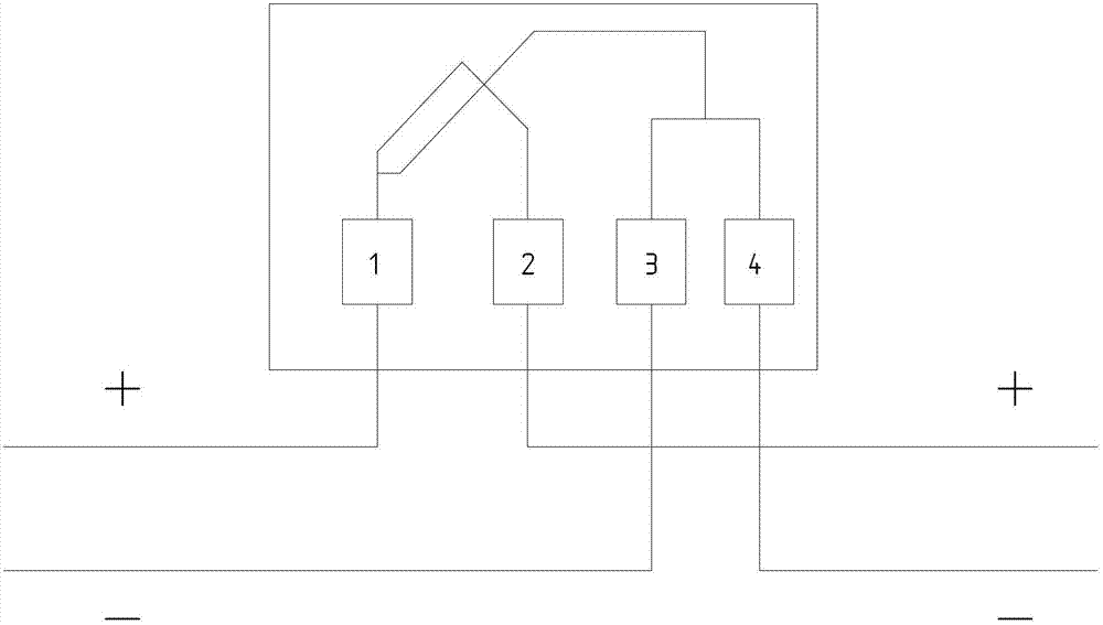 Power cut meter position management method and power cut meter position management device