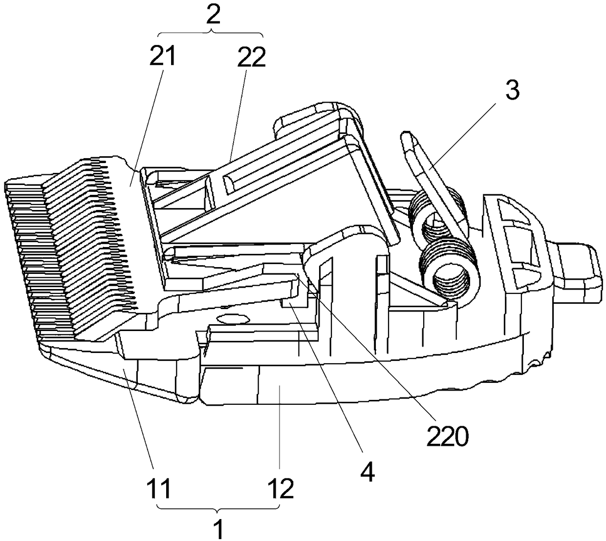 Shaver and blade structure thereof