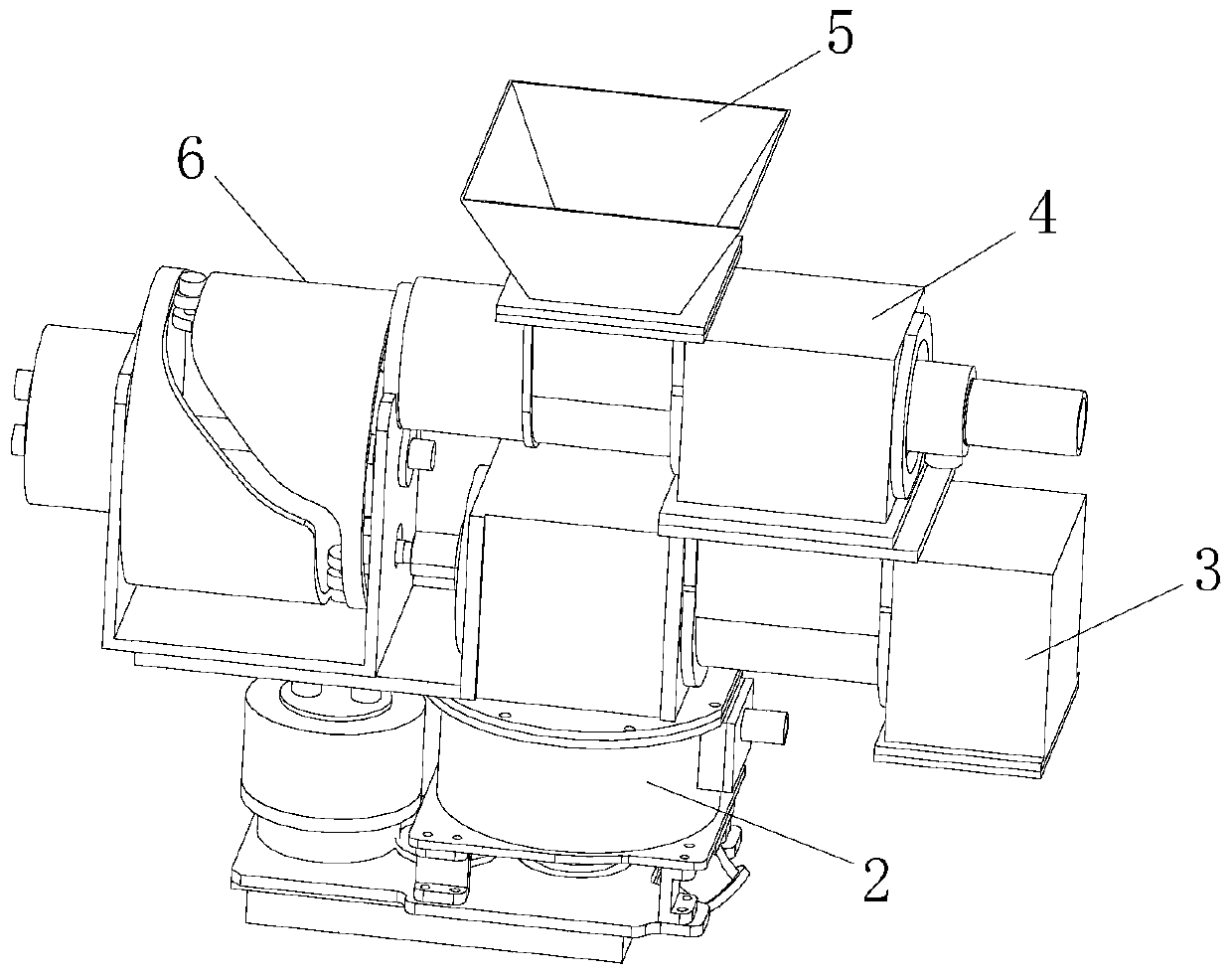 Double-piston type pneumatic conveyer