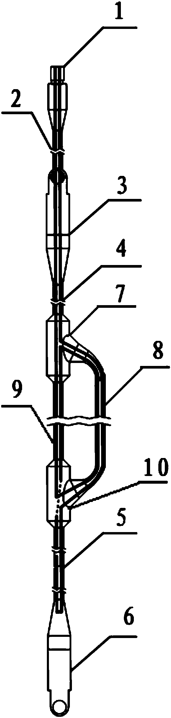 Tethered cables for contactless power and data transmission