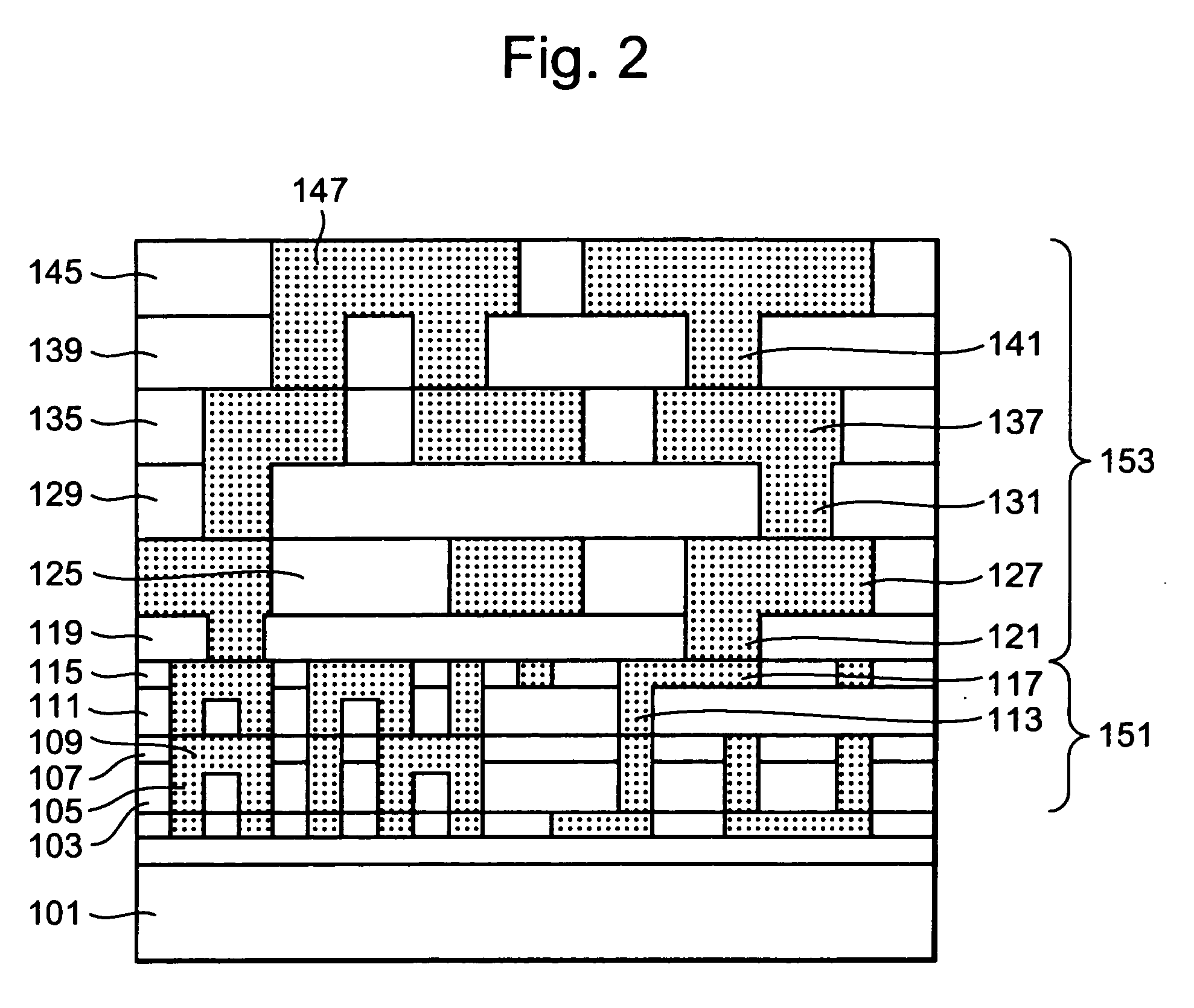 Semiconductor device having dual damascene structure