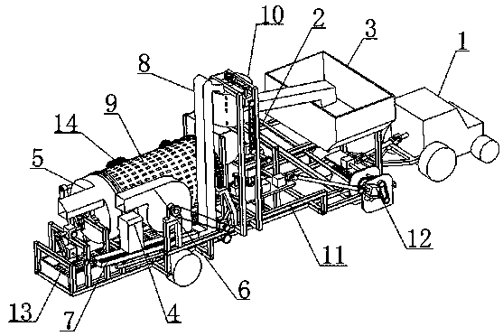 Mandulapalka harvester