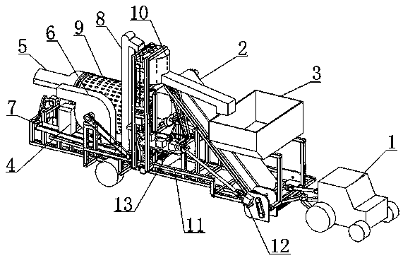 Mandulapalka harvester