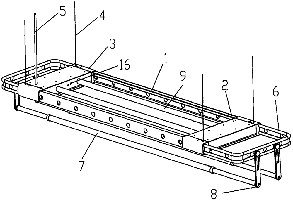 Integral intelligent clothes airing machine