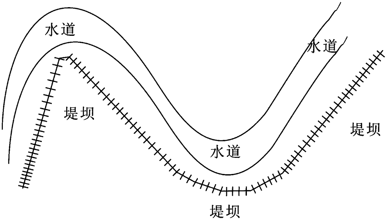 Construction method of two-wall sandwiched plastic film for sandy soil dike foundation seepage cutoff