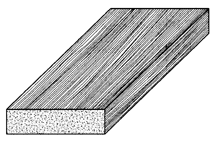 Improved type fine carpentry wood core plate and making method