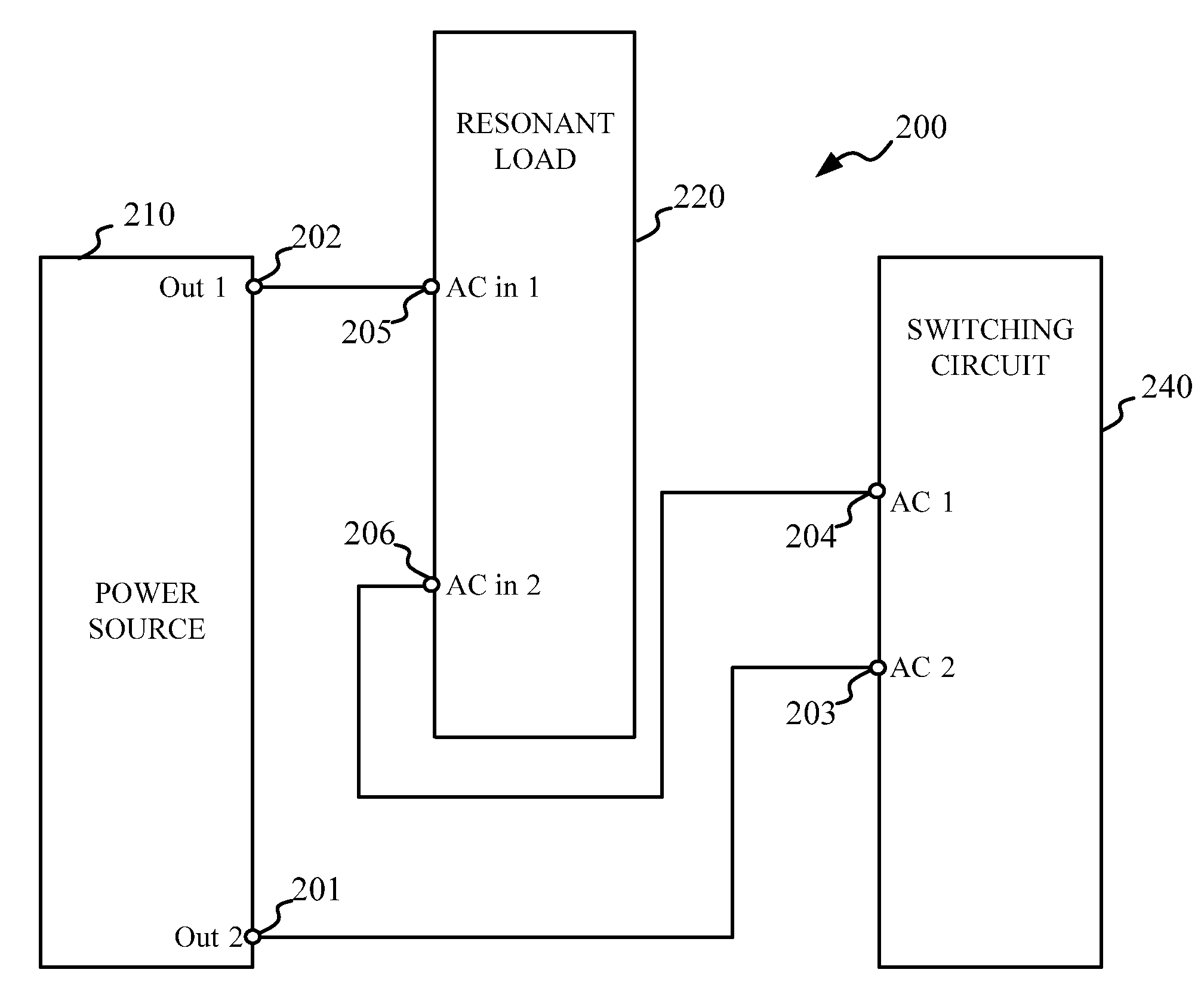 Zero-voltage-switching electric converter