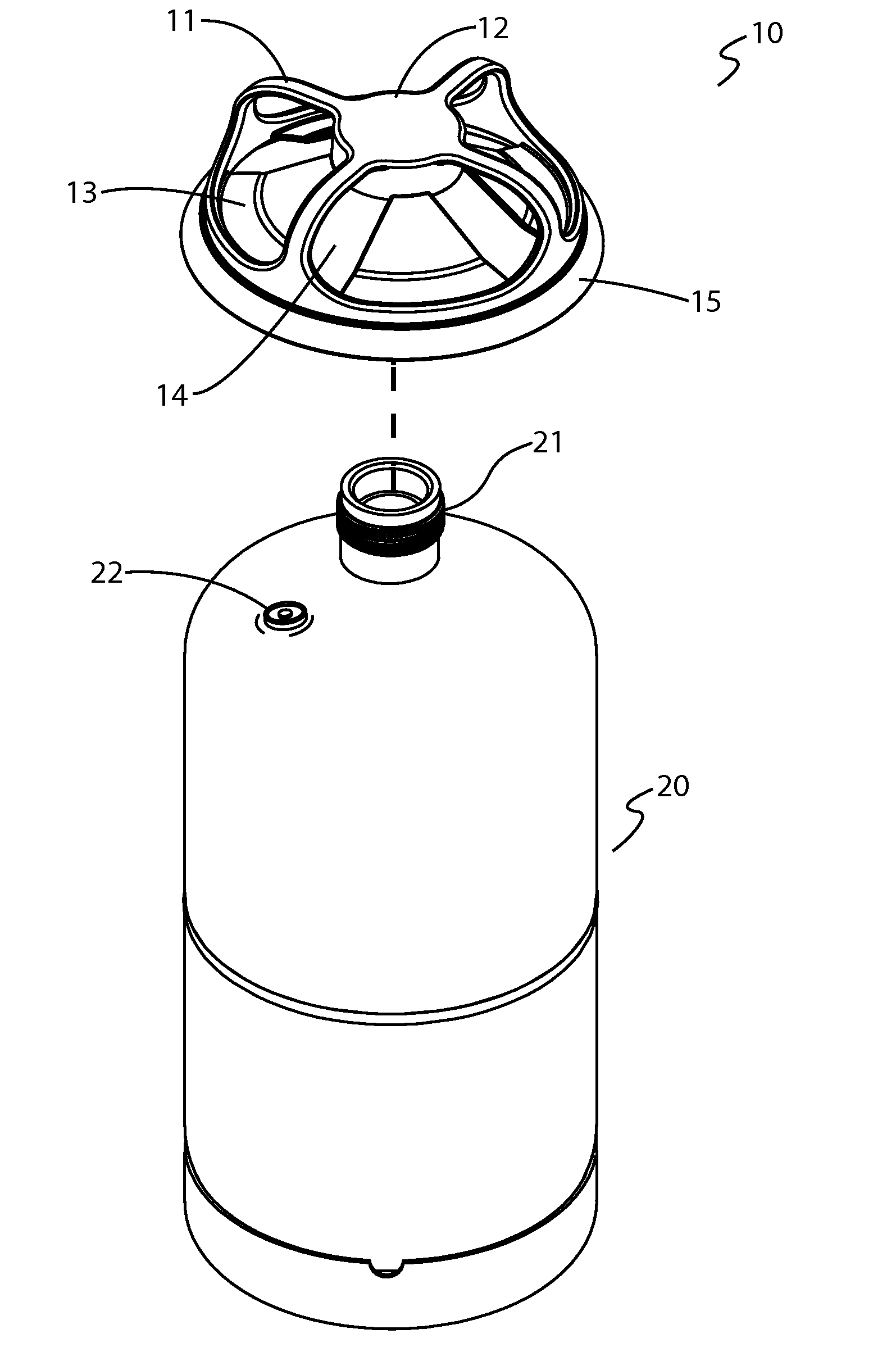 Protective Cap for Tank