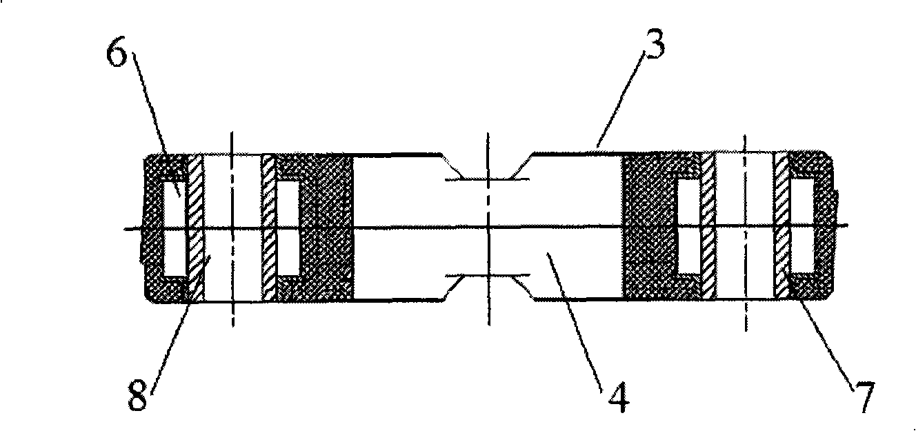 Flexible universal joint used for vehicle transmission shaft