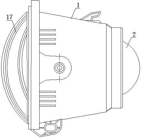 Motorcycle LED headlamp