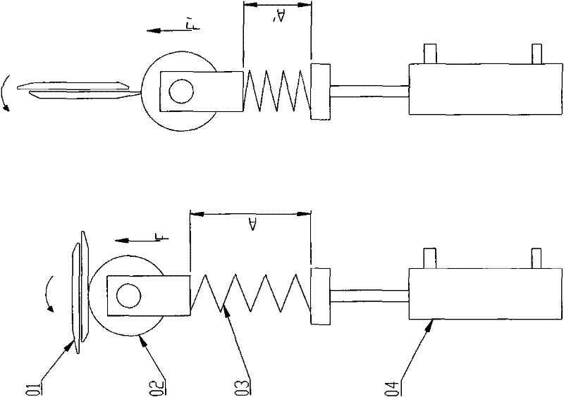 Cam following tension control device for lithium battery winder