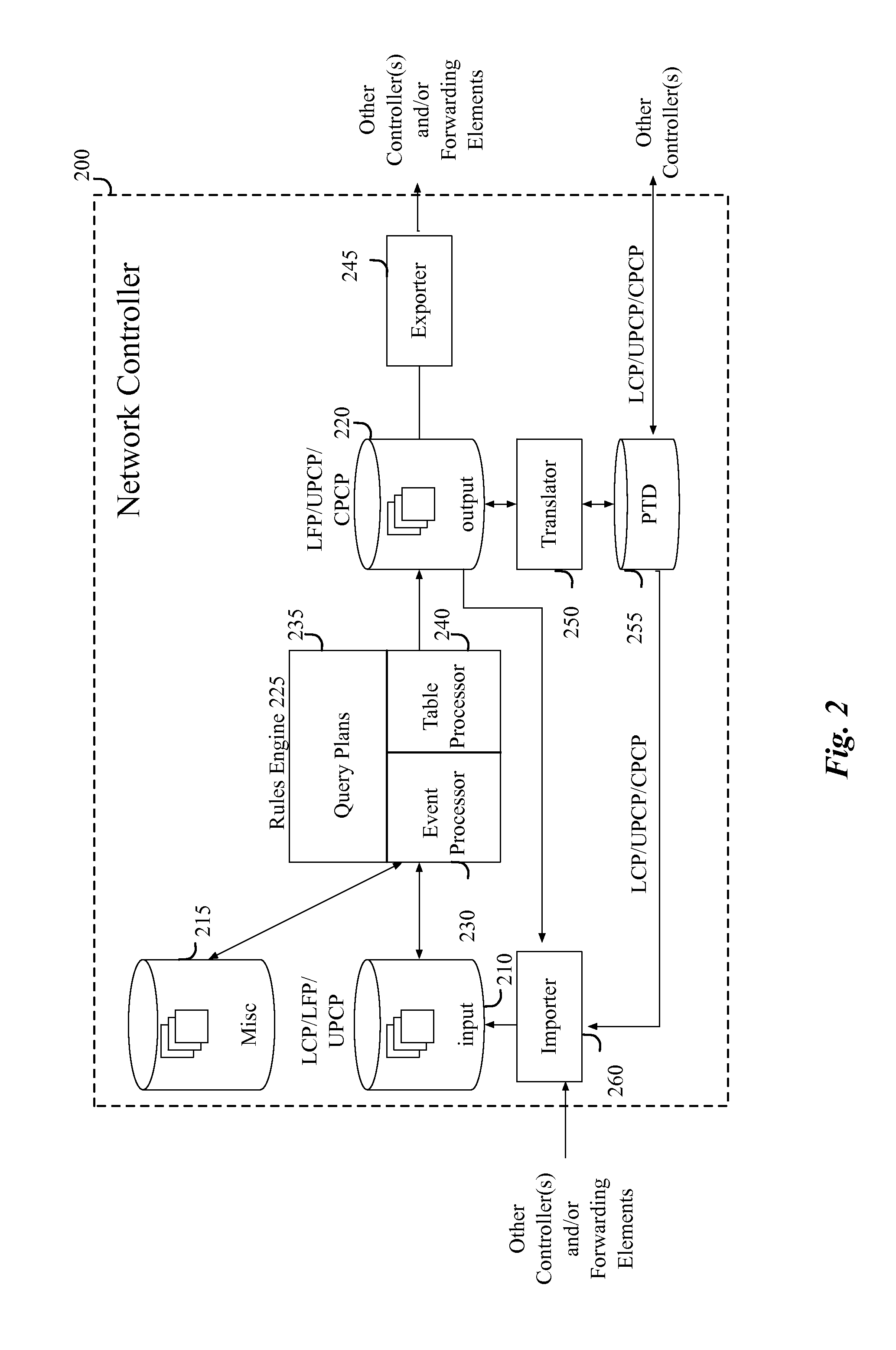 Buffered subscriber tables for maintaining a consistent network state
