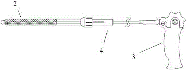 Minimal-invasive bearer-channel gun