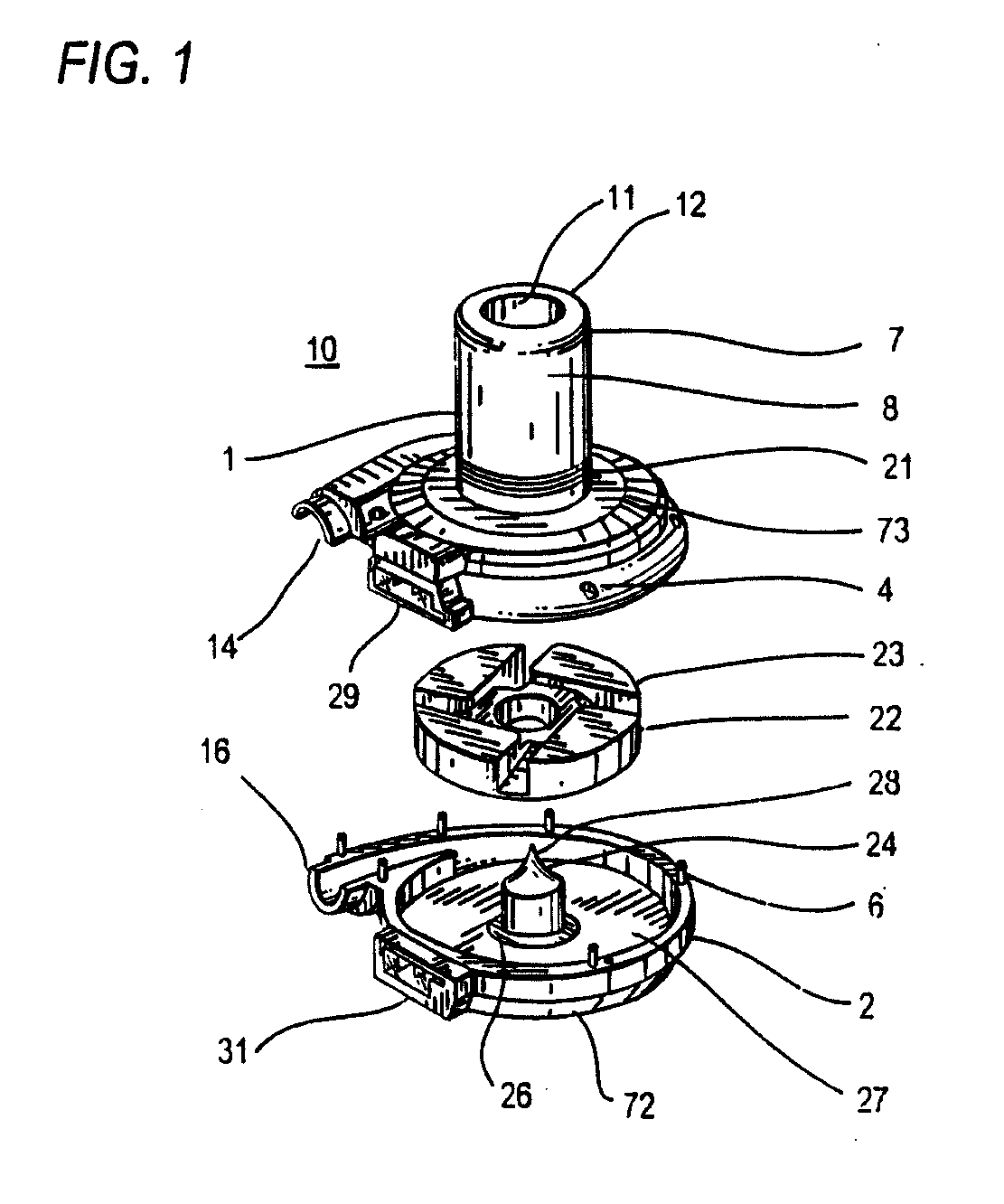 Stabilizing drive for contactless rotary blood pump impeller