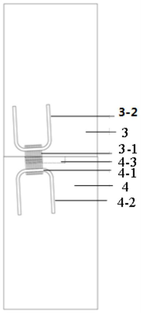 Segment structure with combined mortise and tenon joint assembly