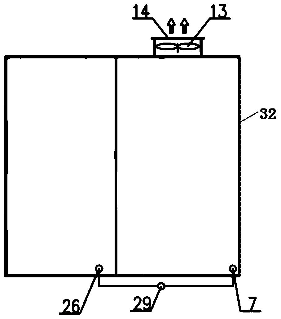 Plate-tube type indirect evaporative cooling and evaporative condensation collaborative coupling water chilling unit