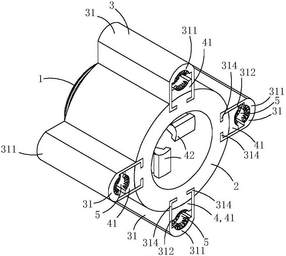 Electric power wire clamping fitting for preventing cable loosening