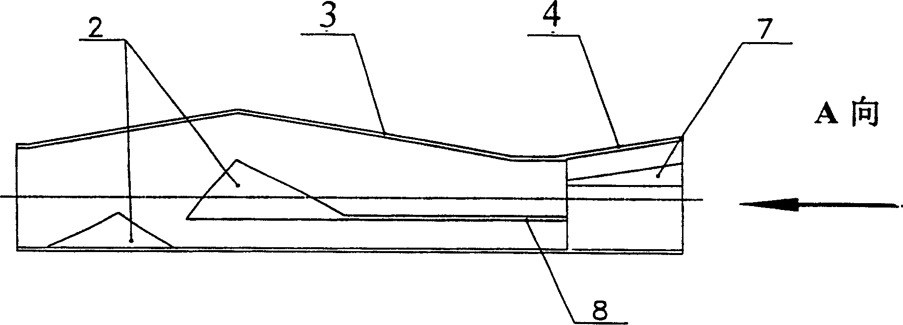 Enriched multiple straight-through powder coal burners