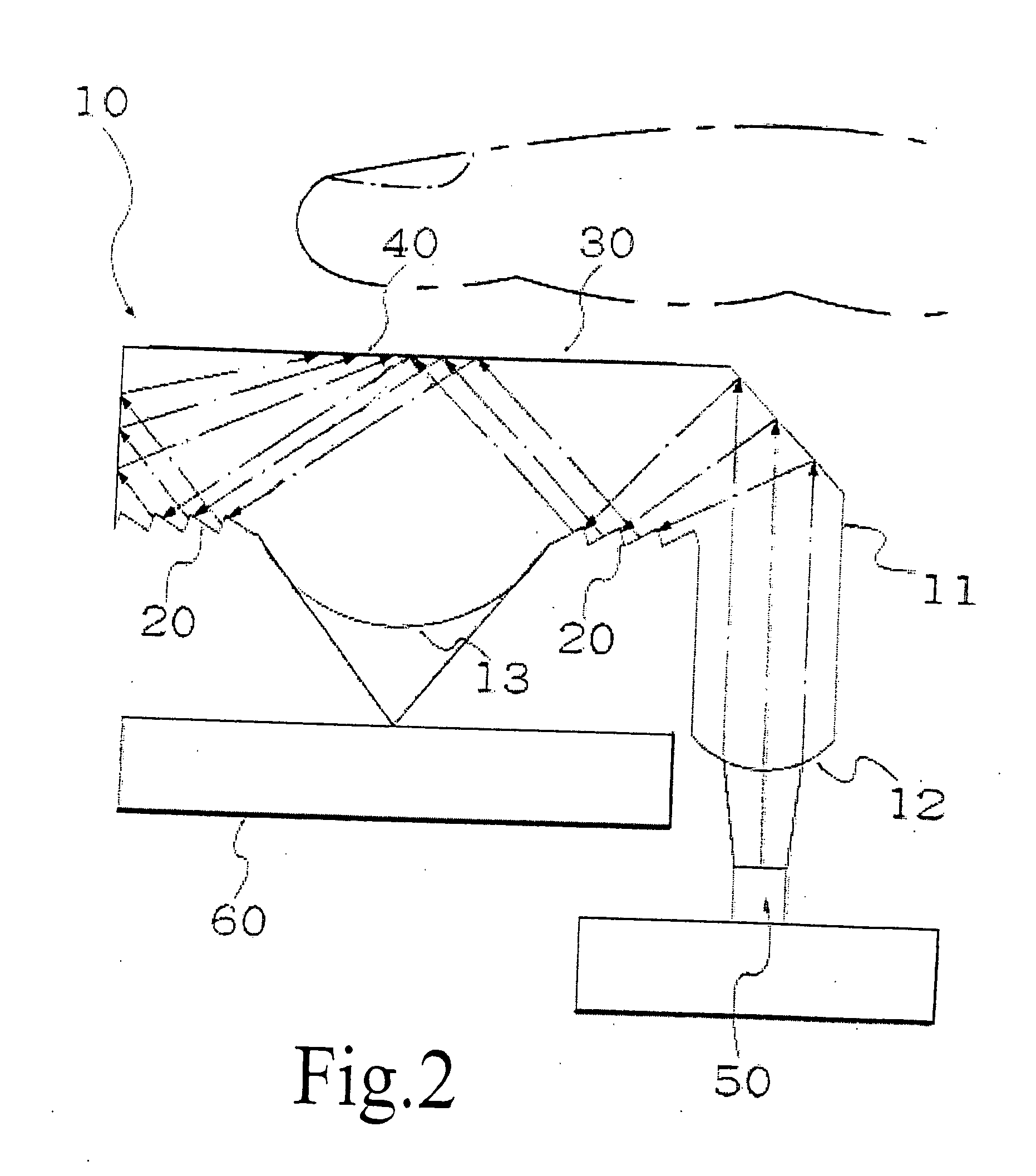Controller of Contact Sensing Type Using Optical Principle for Controlling a Pointer on a Display Screen