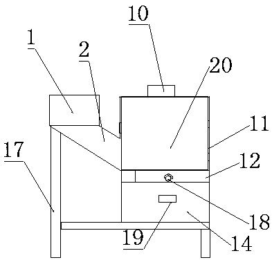 Pressing and cutting device for radix angelicae decoction piece processing