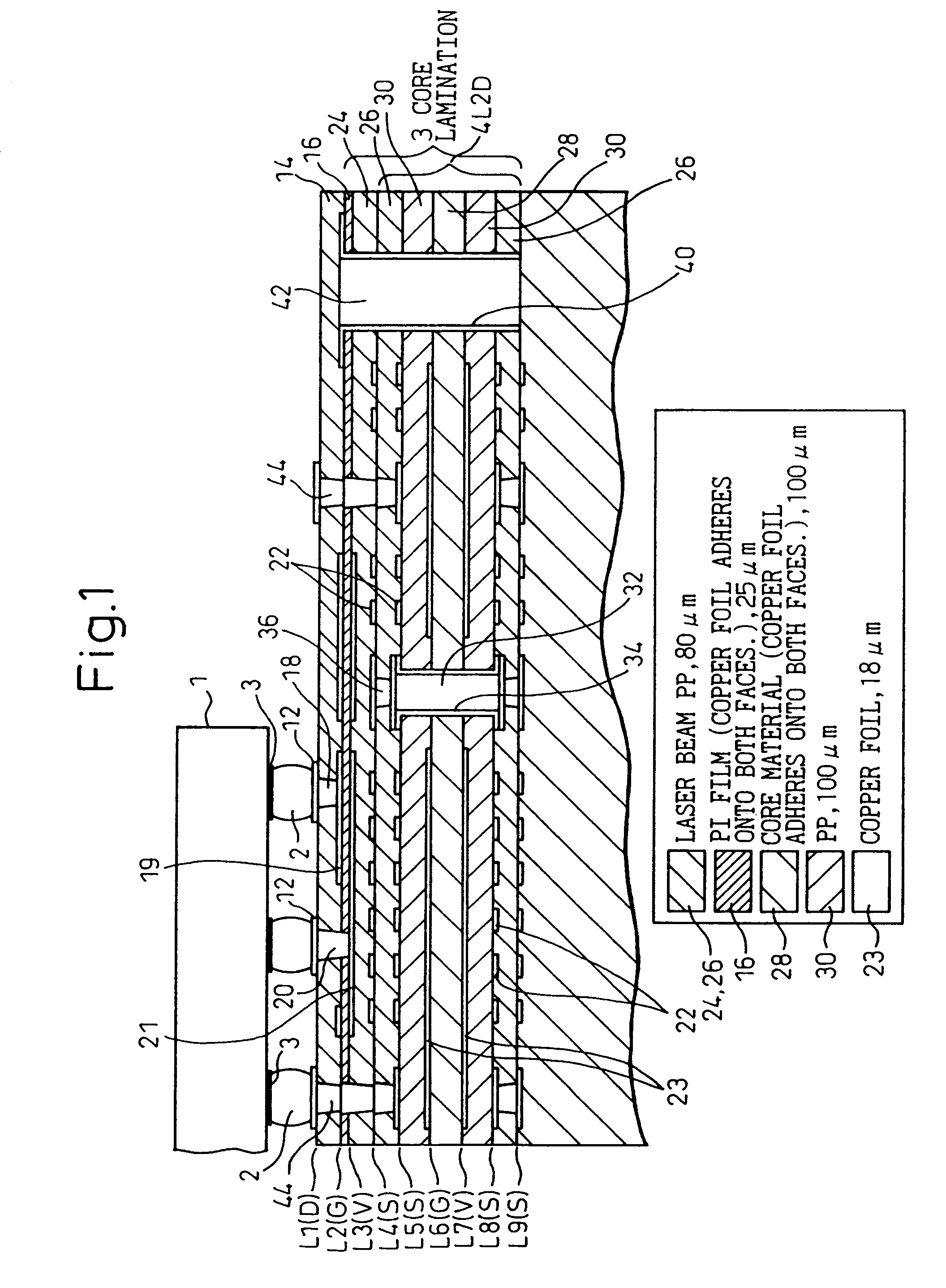Multilayer wiring circuit board