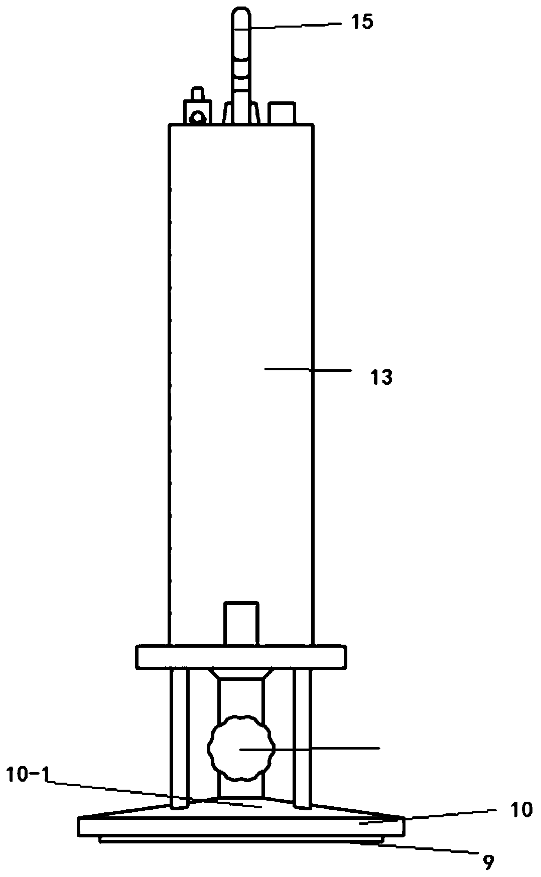 Portable simulated water seepage performance tester and using method thereof