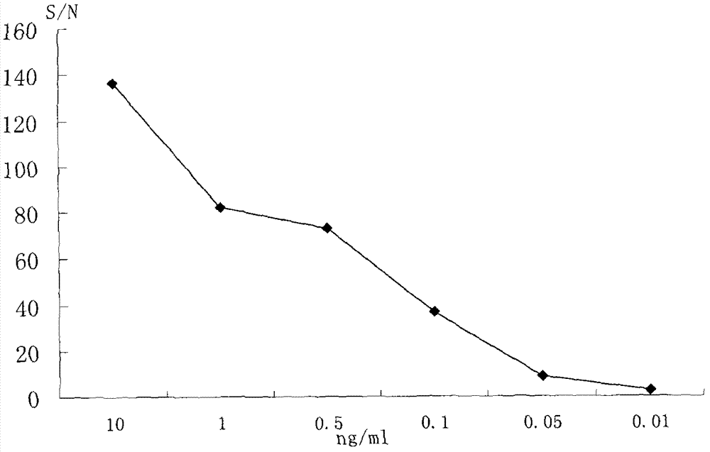 Chemiluminescent substrate liquid applied to detection system taking horseradish peroxidase (HRP) as enzymatic reaction