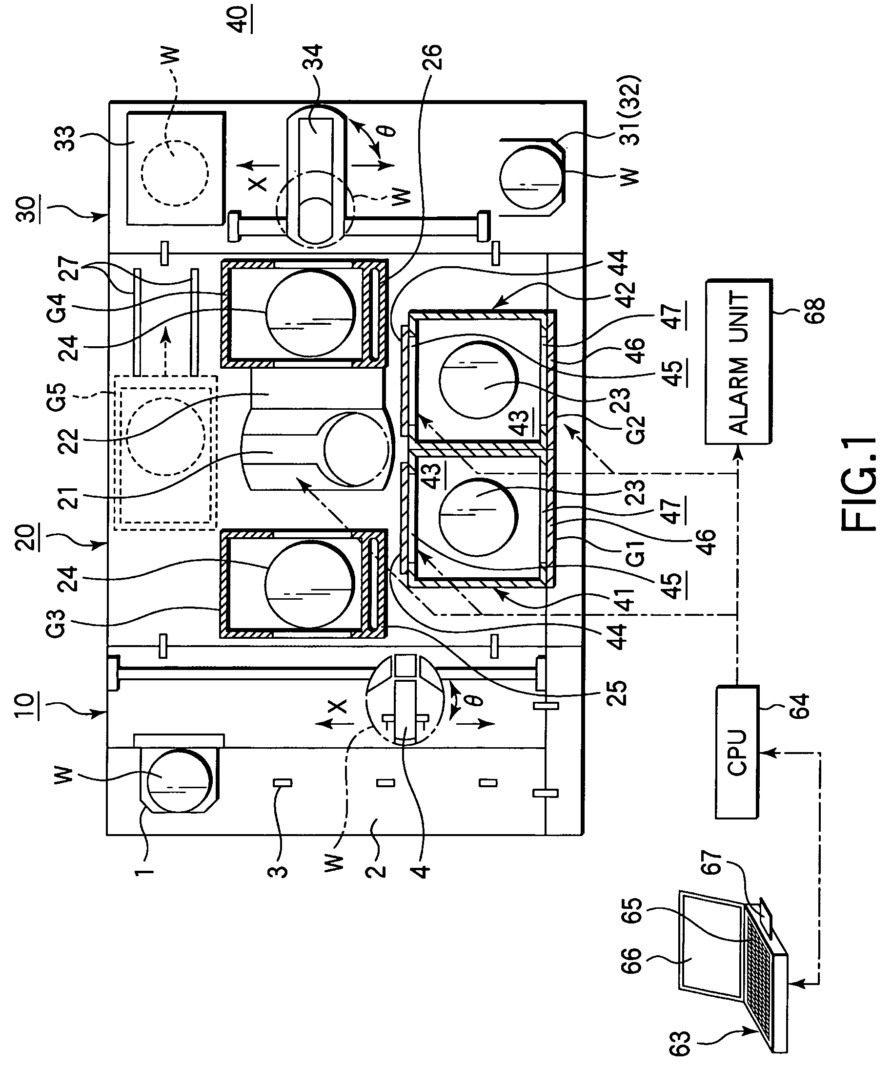 Method and storage medium for replacing process instrument in processing apparatus