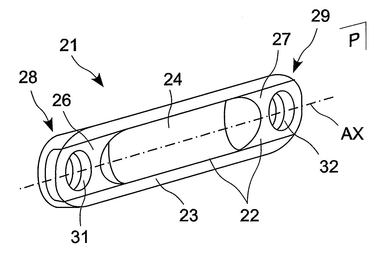 Method for manufacturing a composite material connecting rod having reinforced ends