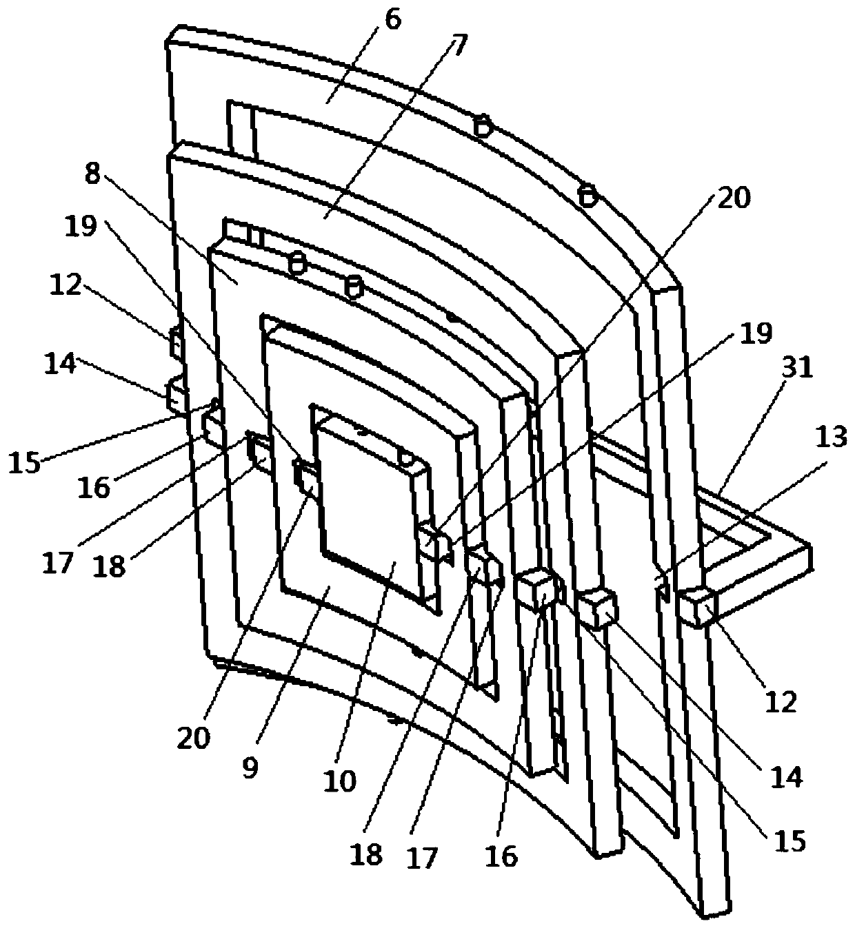 Self-adaptive device for underwater pipeline