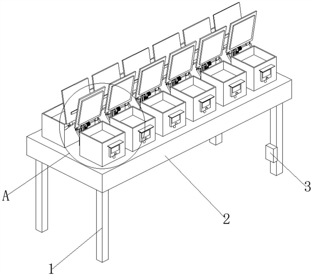 accurate-positioning-take-out-storing-and-taking-device-for-take-out