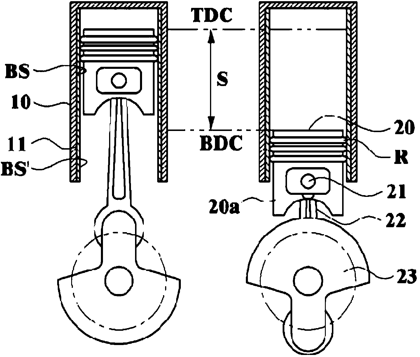 Cylinder device using optimal placement of fine protrusion for improved wear resistance