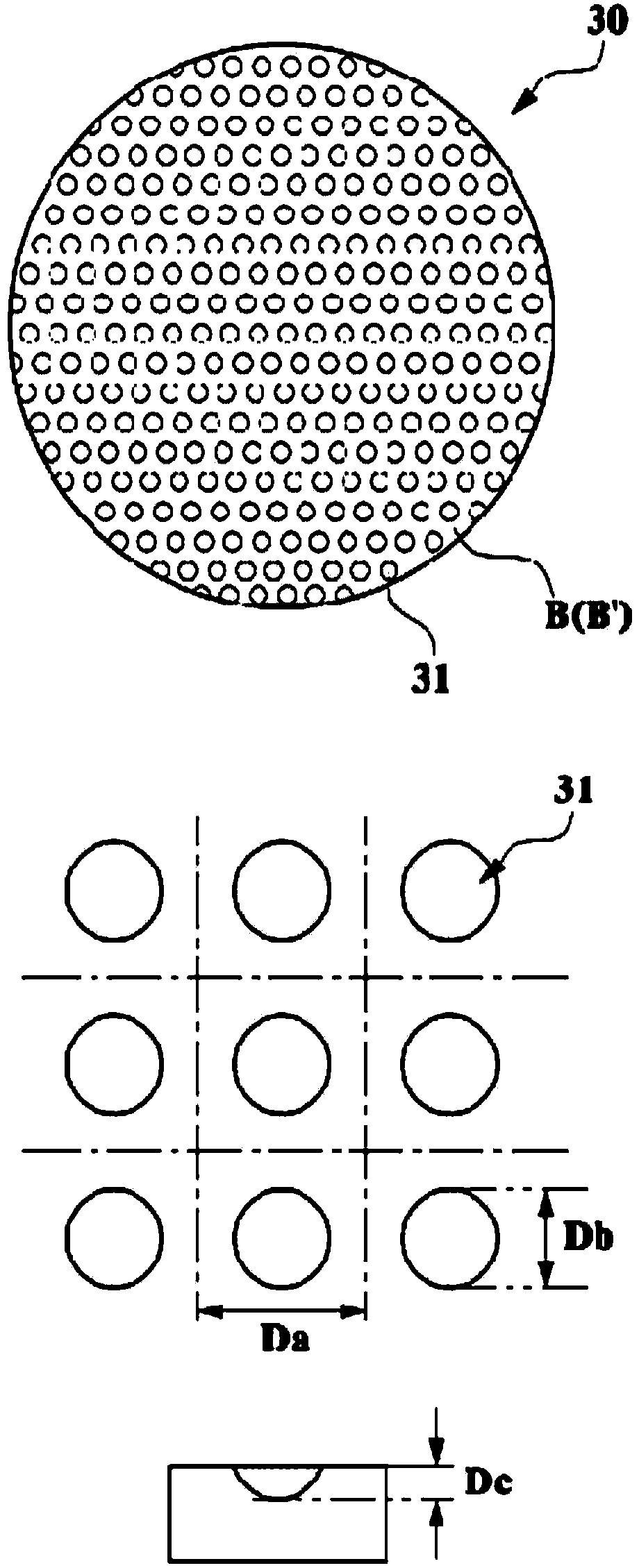 Cylinder device using optimal placement of fine protrusion for improved wear resistance