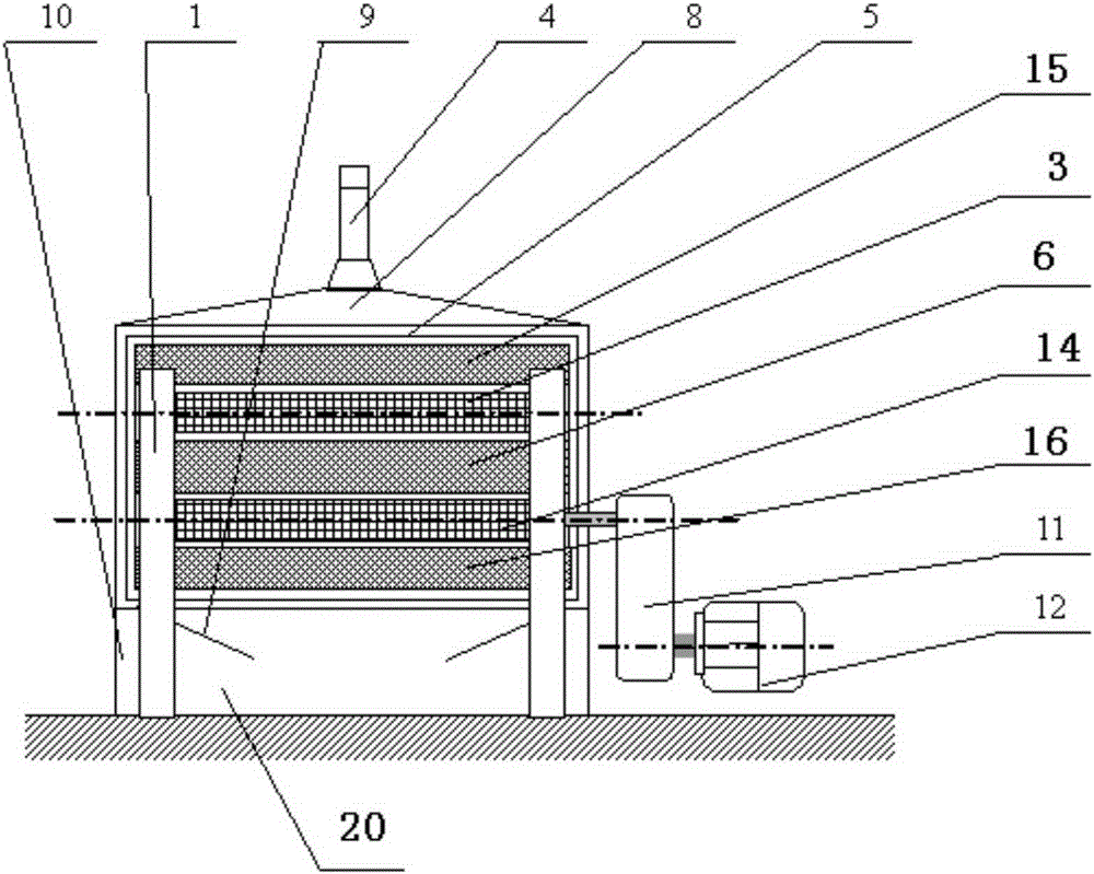 Cooling and drying synchronizing method for rotary hearth furnace