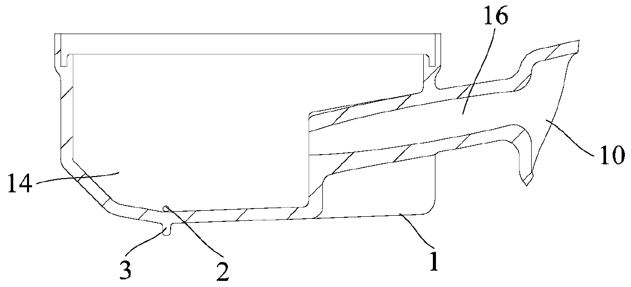 Silencing device and compressor