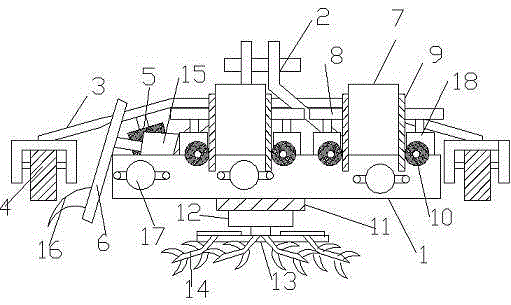 Rack body mechanism of combined type agricultural auxiliary equipment