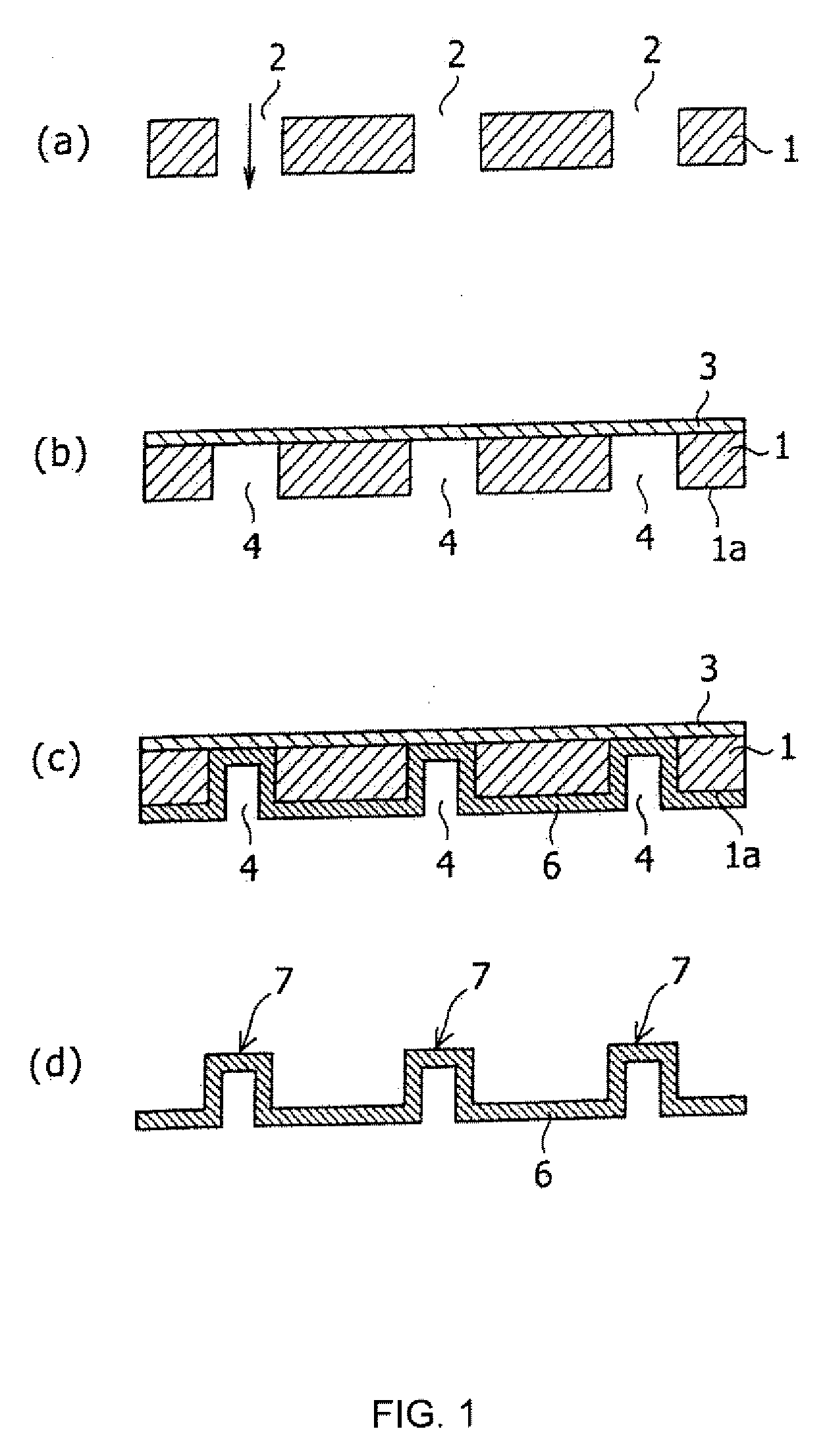 Process for forming a bump structure and bump structure